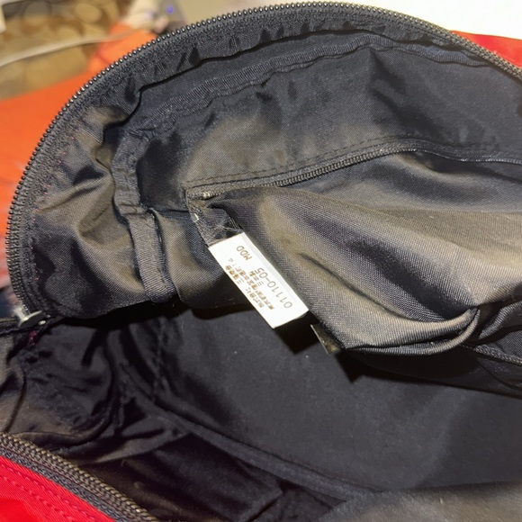 BURBERRY Bag Hand bag Tote Blue Label Nylon Red BT621 290 9 Authentic EUC - Picture 12 of 12